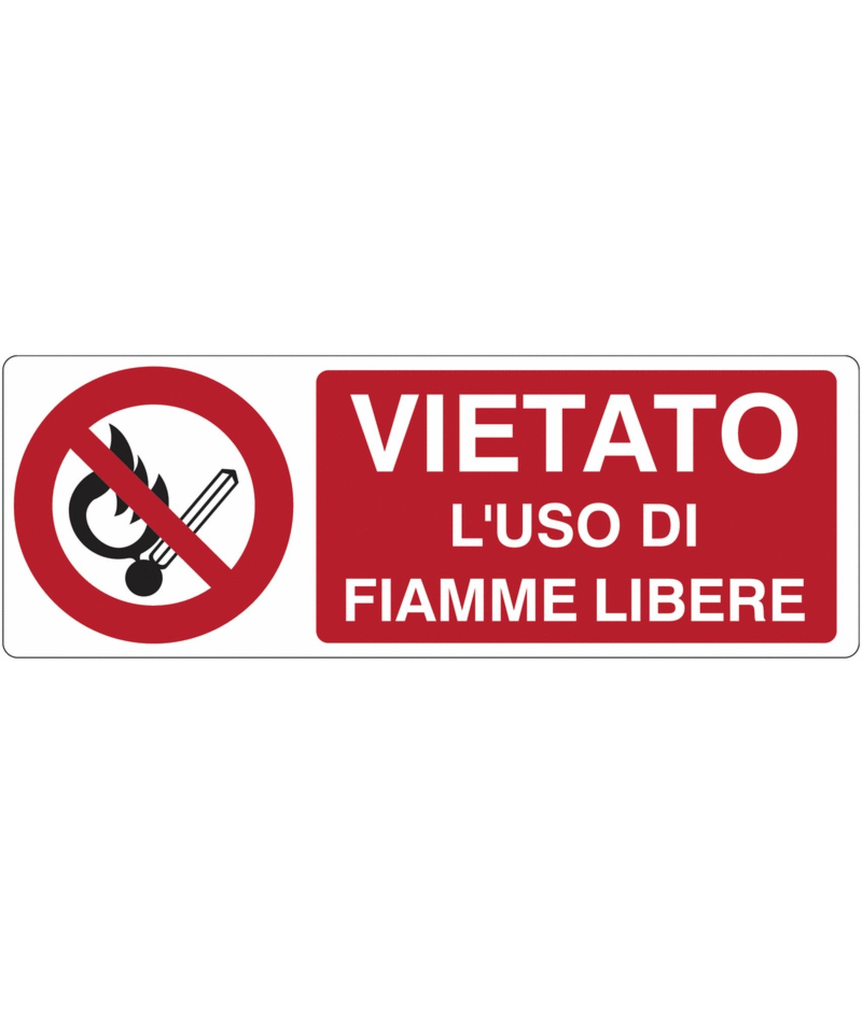 Etichette Adesive Vietato L Uso Di Fiamme Libere Seg S