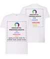 T-shirt personalizzata con stampa fronte e schiena