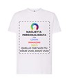 T-shirt personalizzata con stampa fronte