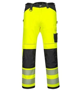 Pantaloni alta visibilità gialli e arancio riflettenti - Canevari Sicurezza
