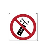 etichette adesive vietato uso telefoni cellulari