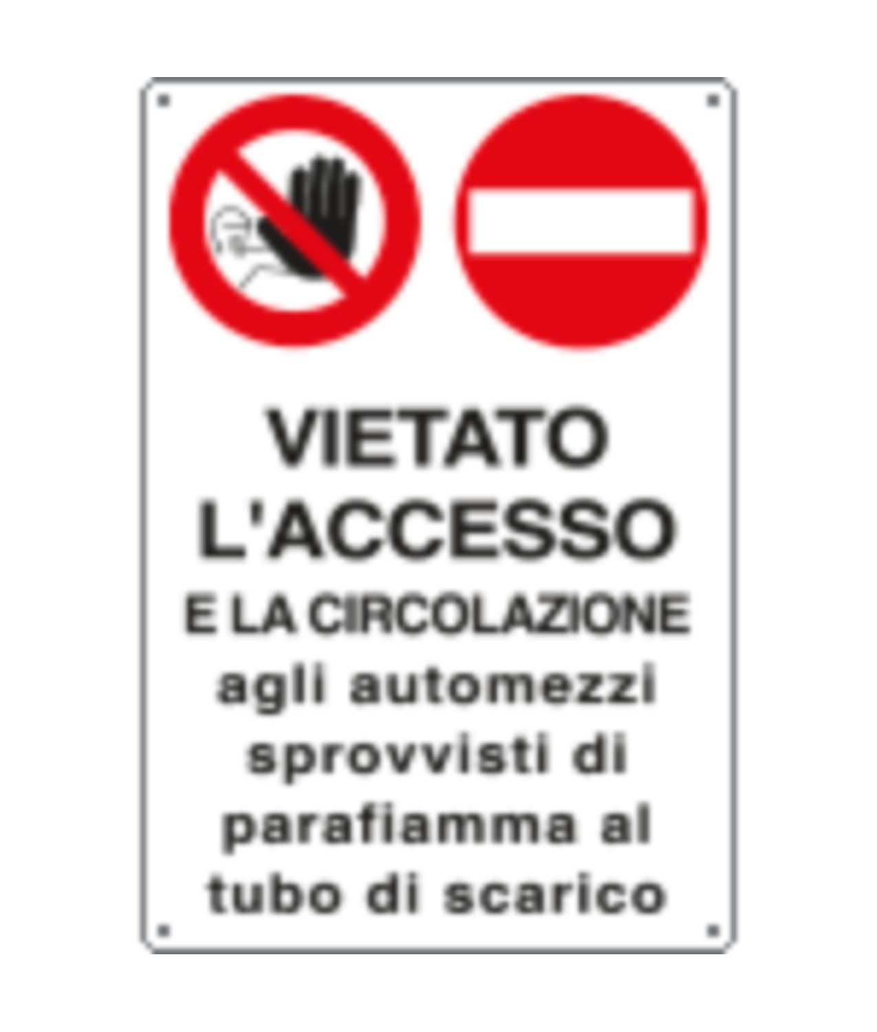 Cartelli Di Divieto 'vietato L'accesso E La Circolazione... - SEG 4572