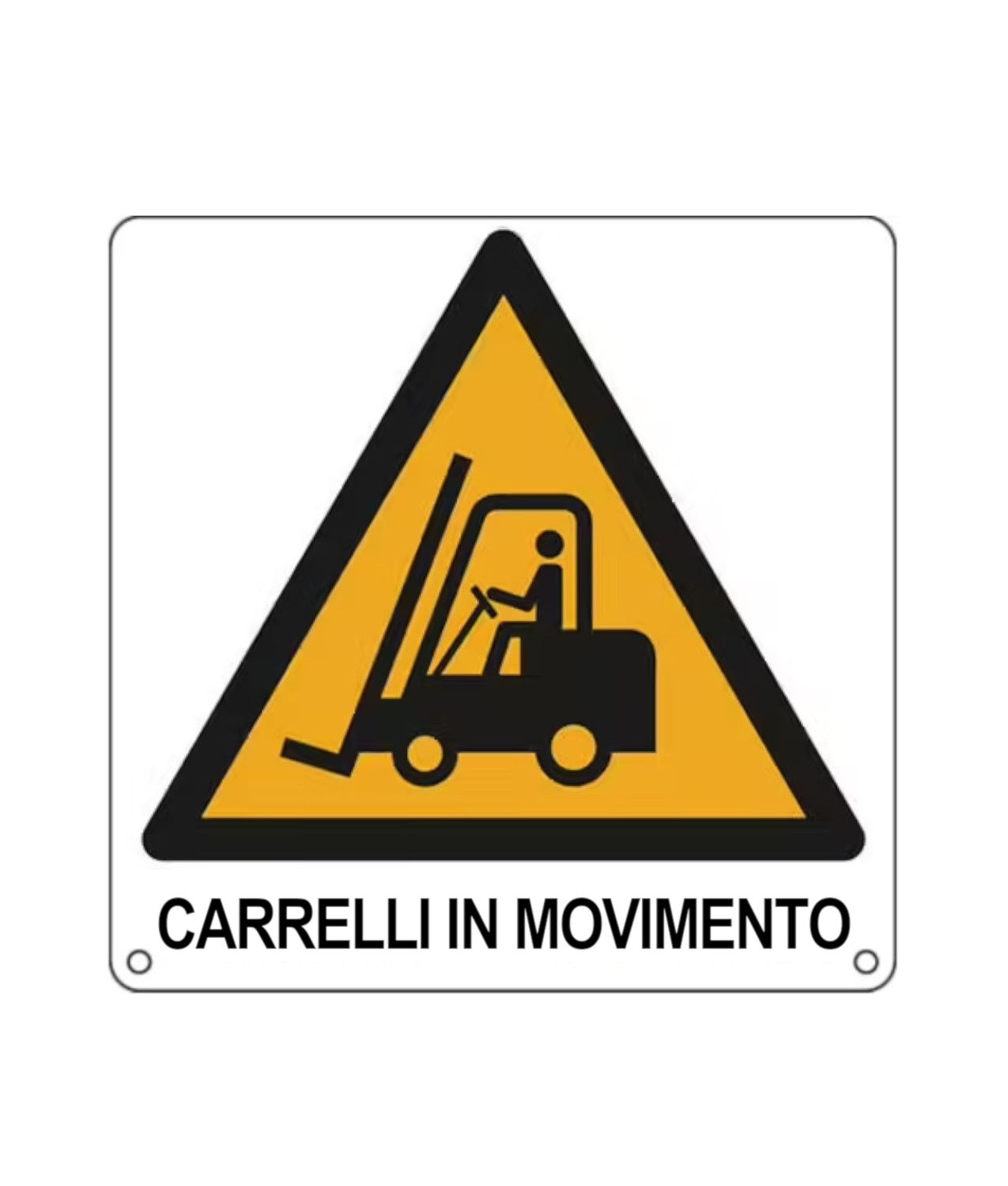 Cartello Di Pericolo Carrelli In Movimento Seg E