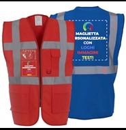 Personalizzazione gilet fronte e retro