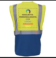 Personalizzazione gilet sul retro