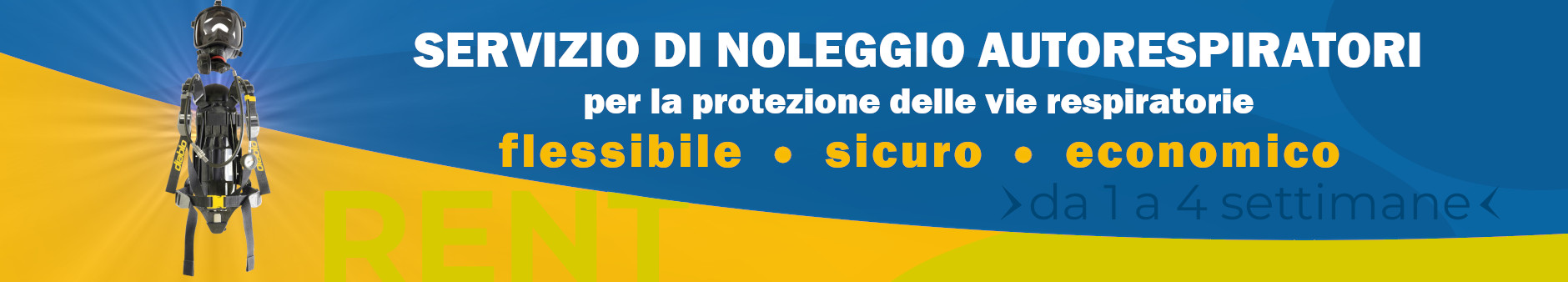 Banner noleggio autorespiratori