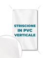 Striscione in PVC formato verticale