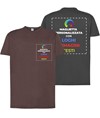T-shirt personalizzata con stampa lato cuore e schiena